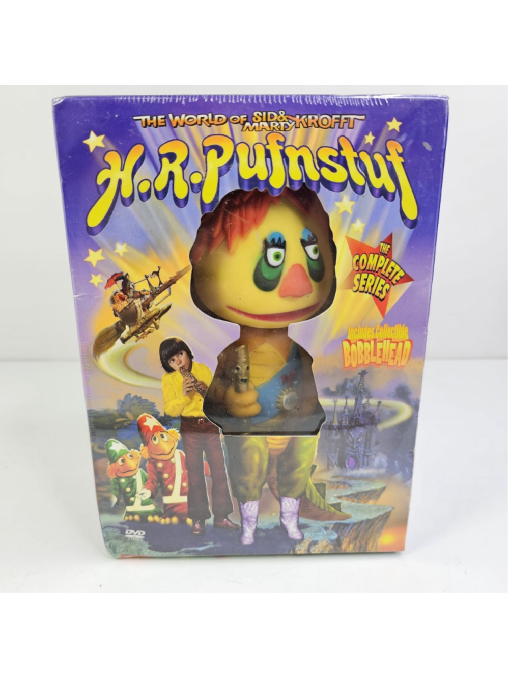 SEALED H.R. Pufnstuf Bobblehead and The Complete Series-3 Disc Set NEW